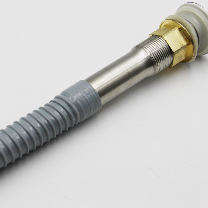 PVC odvoda cijev za umivaonik, plastična odvoda cijev za drez i perilicu, neto težina 90 g