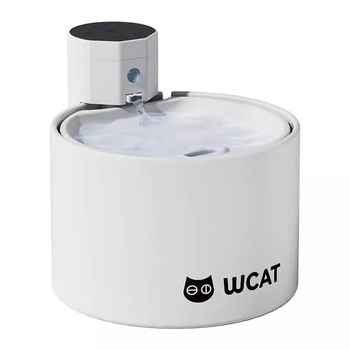 Φοντάν πόσιμου νερού γάτας, κεραμικό, ασύρματος αισθητήρας, χωρίς πρίζα, αυτόματη κυκλοφορία