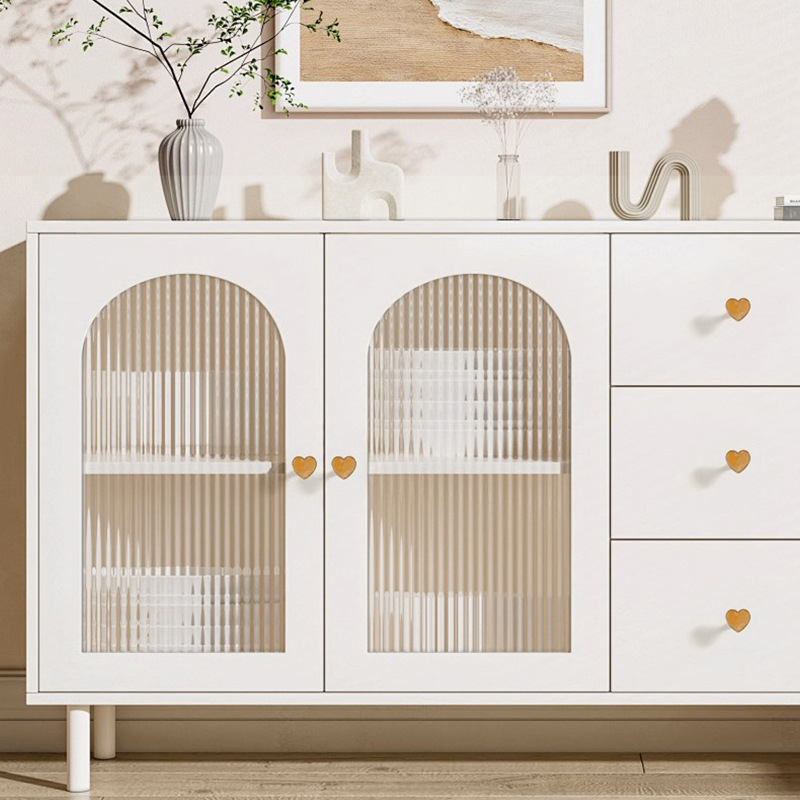 Ručka za ladicu, cinkova legura, sfernog oblika, postavljanje na površinu, moderni minimalistički stil, model 1115