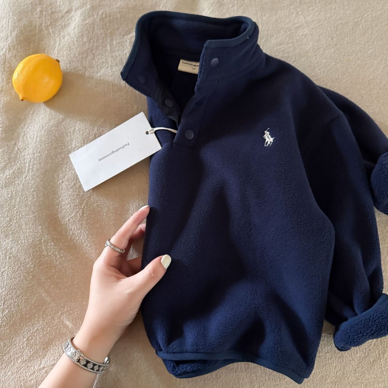 Polo majica s dugim rukavima, korejskog stila, pamuk tkanina, Avatar uzorak