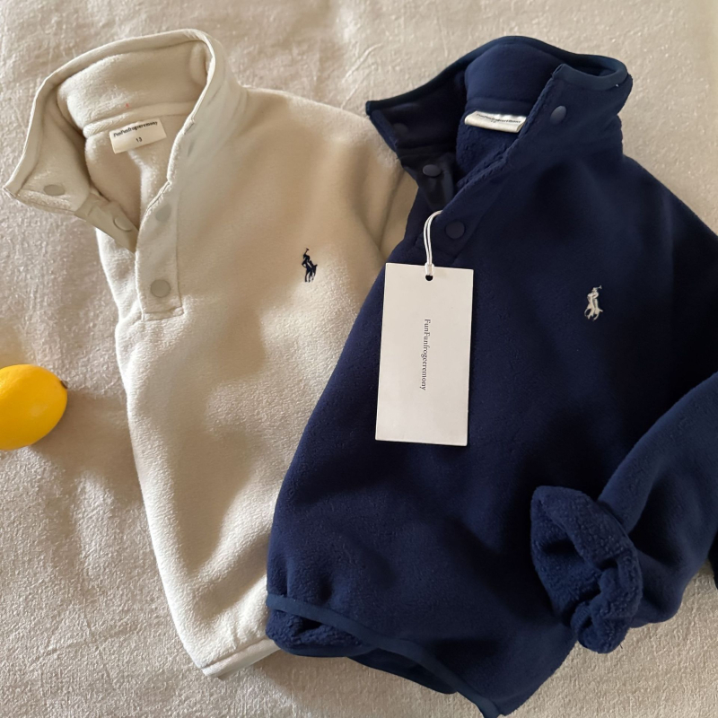 Polo majica s dugim rukavima, korejskog stila, pamuk tkanina, Avatar uzorak