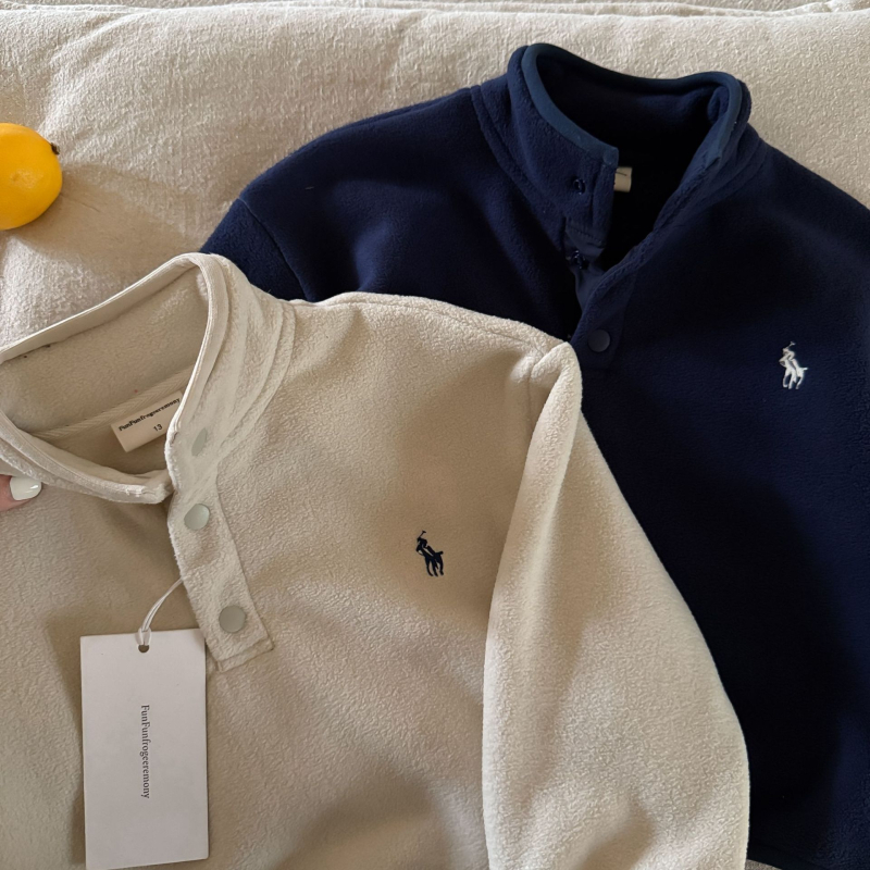 Polo majica s dugim rukavima, korejskog stila, pamuk tkanina, Avatar uzorak