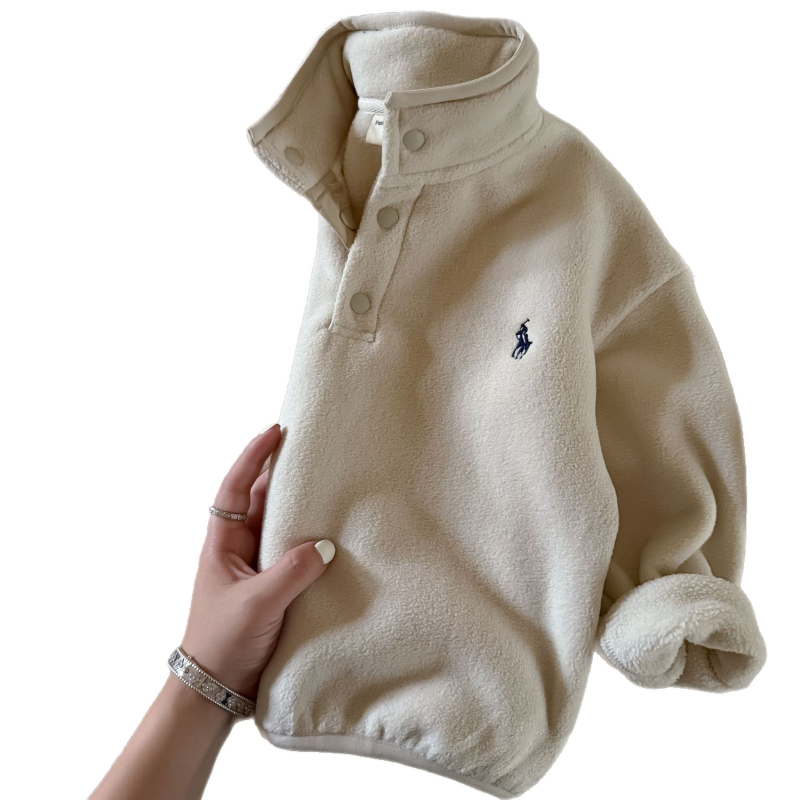 Polo majica s dugim rukavima, korejskog stila, pamuk tkanina, Avatar uzorak