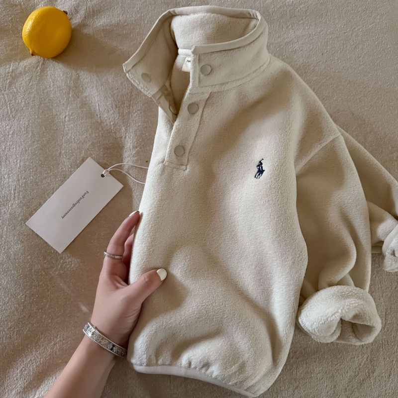 Polo majica s dugim rukavima, korejskog stila, pamuk tkanina, Avatar uzorak