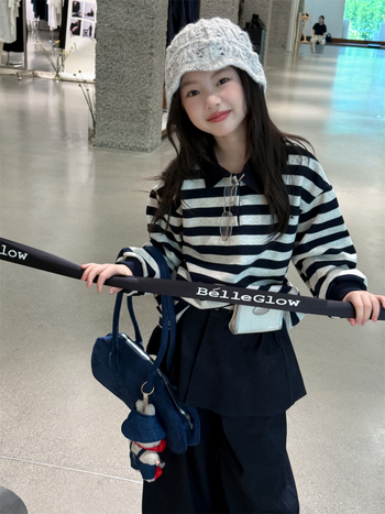 Polo majica za djevojčice, pamuk, jesen 2025, za uzrast od 8 godina i više