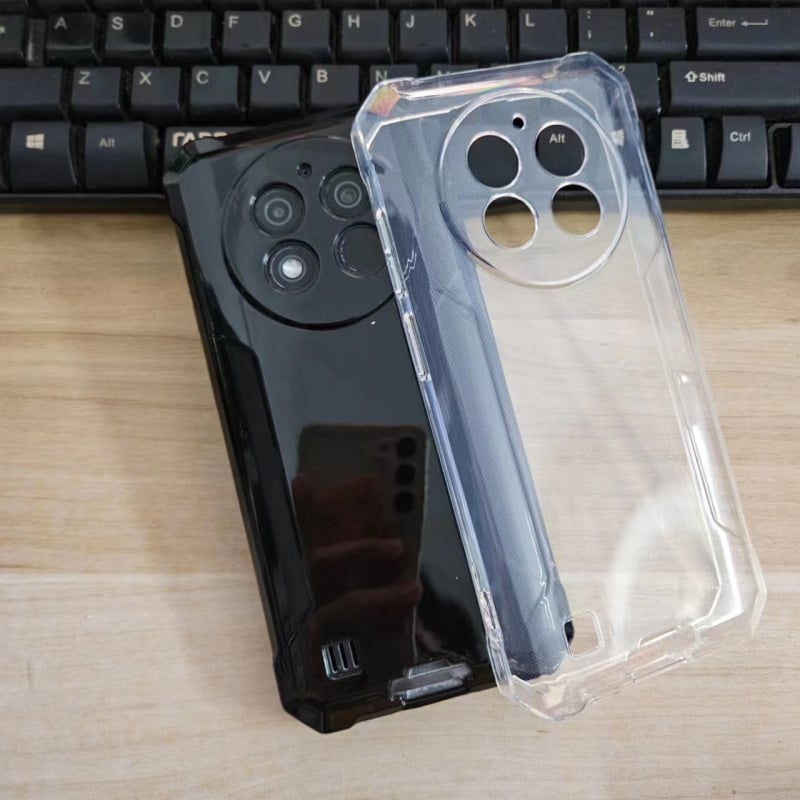 Mäkké TPU puzdro pre Oukitel WP28 – proti pádu, prispôsobiteľné, kompatibilné s Oukitel WP28, štýl všetko v jednom, jednoduchý