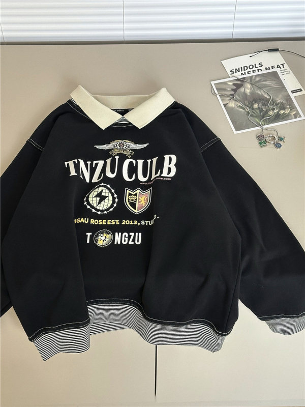 Unisex dječja polo majica, korejska verzija, 96% pamuka, s natpisima, uzrast 3–8 godina, model XZT8771, proljeće 2026