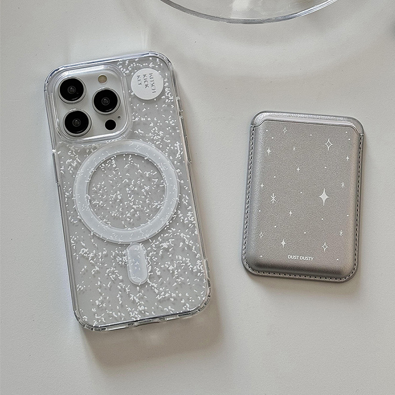 Carcasă spate cu cardholder magnetic pentru iPhone 12–14 (MagSafe) – Shell home, TPU, vopsită, prindere magnetică