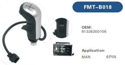FORMENTER mjenjač sa zračnim pogonom za MAN kabinu kamiona, modeli 8132620043, 81326200043, 81326200085, 81326200039