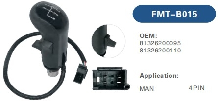 FORMENTER mjenjač sa zračnim pogonom za MAN kabinu kamiona, modeli 8132620043, 81326200043, 81326200085, 81326200039