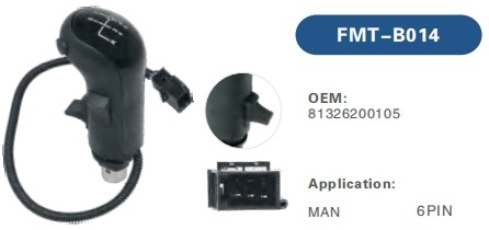 FORMENTER mjenjač sa zračnim pogonom za MAN kabinu kamiona, modeli 8132620043, 81326200043, 81326200085, 81326200039