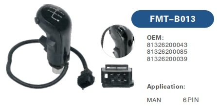 FORMENTER mjenjač sa zračnim pogonom za MAN kabinu kamiona, modeli 8132620043, 81326200043, 81326200085, 81326200039