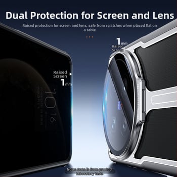 Pouzdro na telefón VIVO X200S/X200U s perforovaným držiakom chladiaceho objektívu, kovový materiál