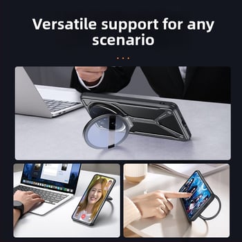 Pouzdro na telefón VIVO X200S/X200U s perforovaným držiakom chladiaceho objektívu, kovový materiál