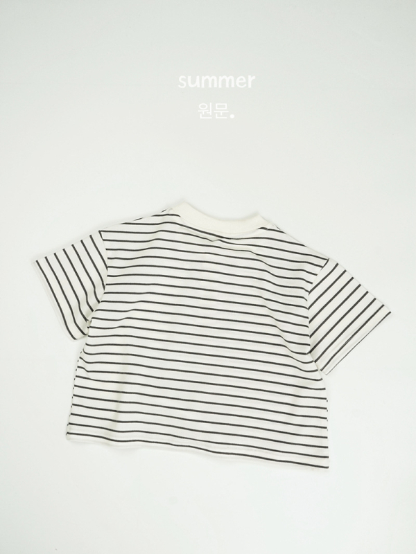Dječja polo majica — prugasti uzorak, 100% pamuk, uzrast 3–8 godina, ljeto, unisex