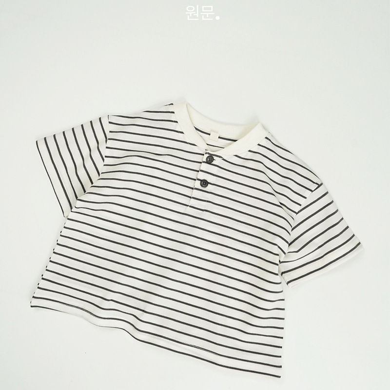 Dječja polo majica — prugasti uzorak, 100% pamuk, uzrast 3–8 godina, ljeto, unisex