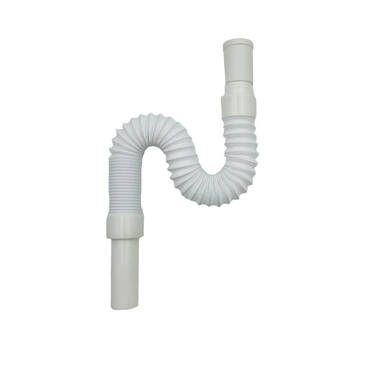 Conductă de drenaj a chiuvetei – S-bend, Tip cu capac rabatabil, PVC/ABS/PP, Model QF003, Stil minimalist modern