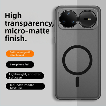 TPU obal na Huawei nova15 Pro, matný povrch s textúrou piesku, magnetické priľnutie a ochrana proti pádu