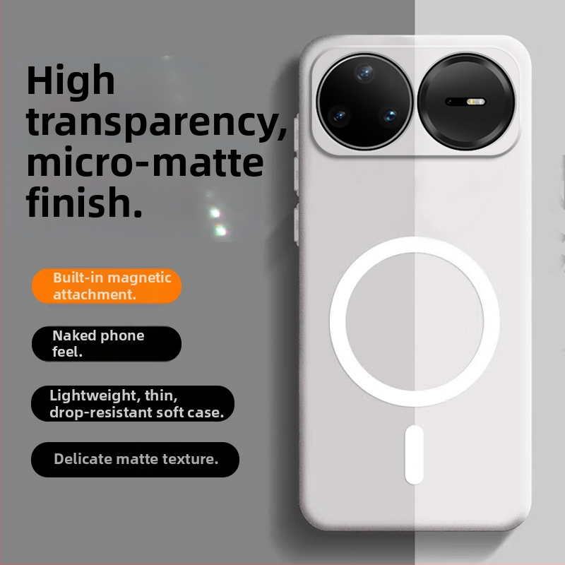 TPU obal na Huawei nova15 Pro, matný povrch s textúrou piesku, magnetické priľnutie a ochrana proti pádu