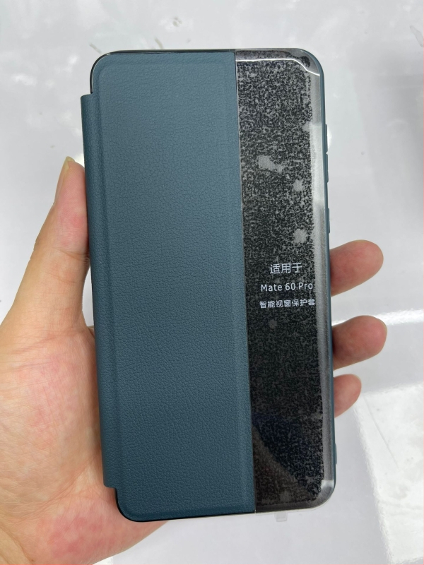 Kožený flip-case s bezdrôtovým nabíjaním pre Huawei Mate60 Pro+ / Mate70 / Mate80 — magnetické uchytenie, odvádzanie tepla, proti pádu