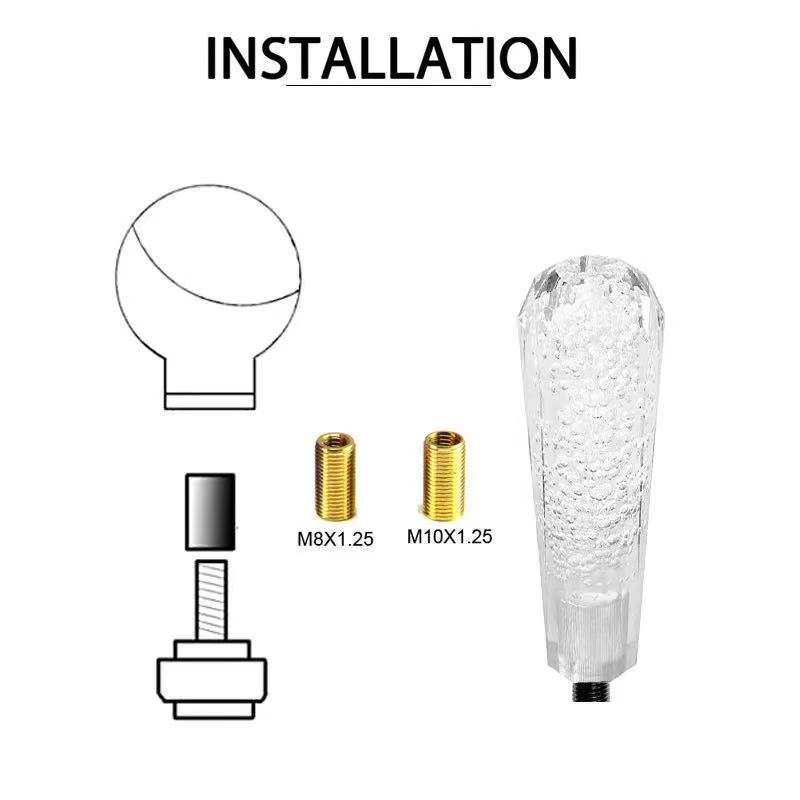 Ruiteng 1056 Ručna akrilna produžena LED ručica mjenjača