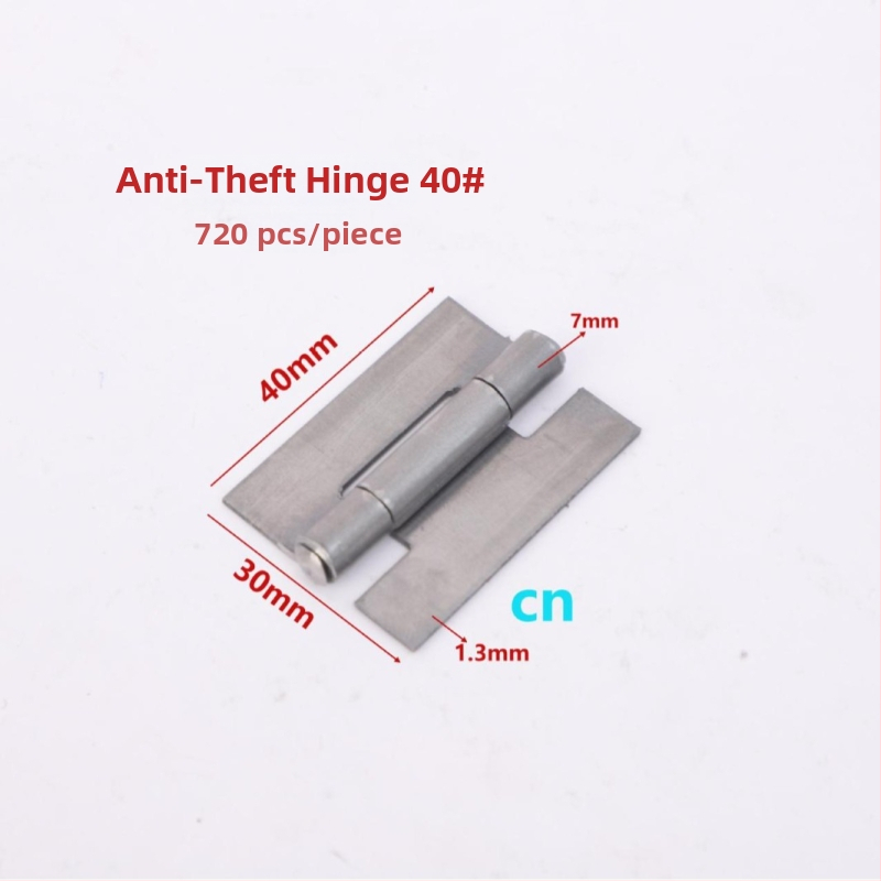 Hegesztett csuklópánt szekrényajtókhoz, vasból, 03 modell, olajos felületű korrózióálló bevonattal, modern minimalista stílus