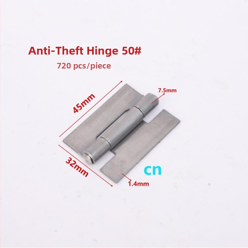 Hegesztett csuklópánt szekrényajtókhoz, vasból, 03 modell, olajos felületű korrózióálló bevonattal, modern minimalista stílus