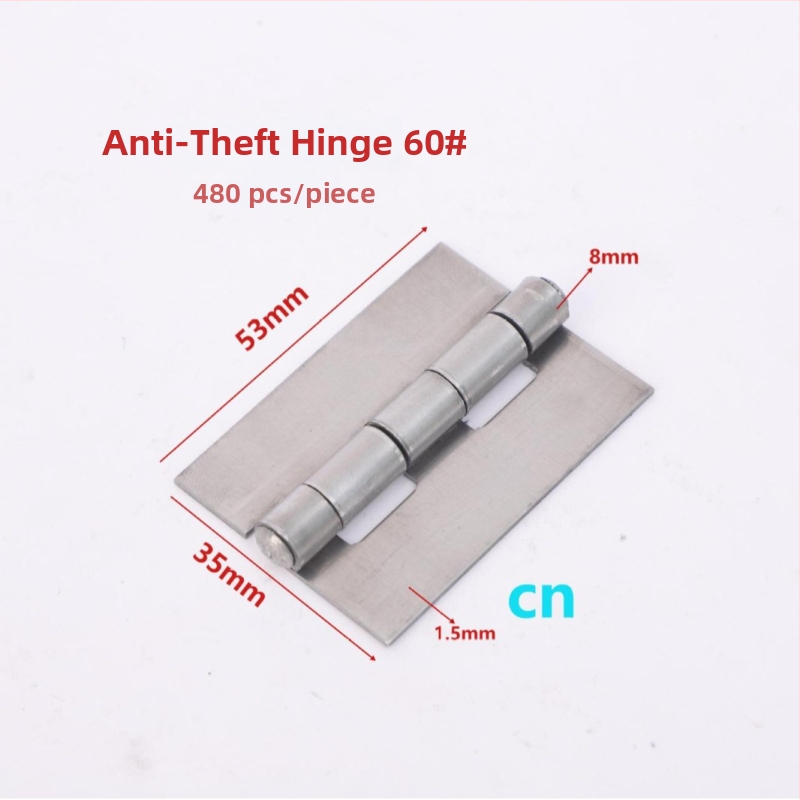 Hegesztett csuklópánt szekrényajtókhoz, vasból, 03 modell, olajos felületű korrózióálló bevonattal, modern minimalista stílus