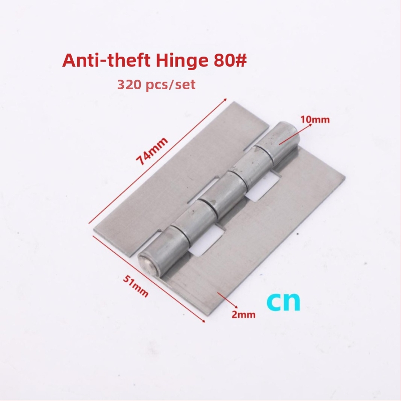 Hegesztett csuklópánt szekrényajtókhoz, vasból, 03 modell, olajos felületű korrózióálló bevonattal, modern minimalista stílus