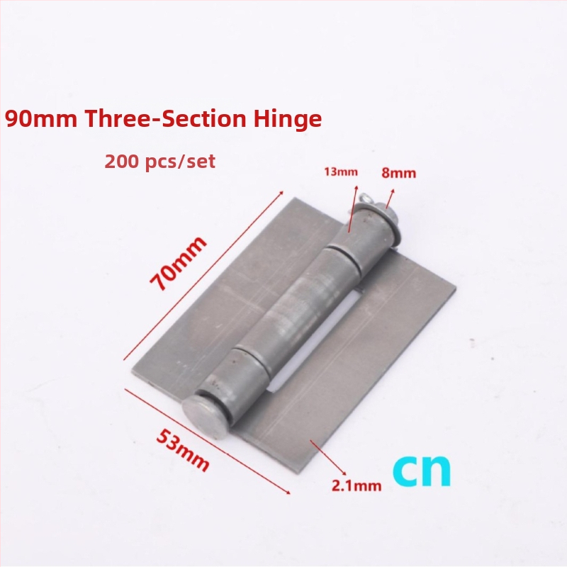 Hegesztett csuklópánt szekrényajtókhoz, vasból, 03 modell, olajos felületű korrózióálló bevonattal, modern minimalista stílus