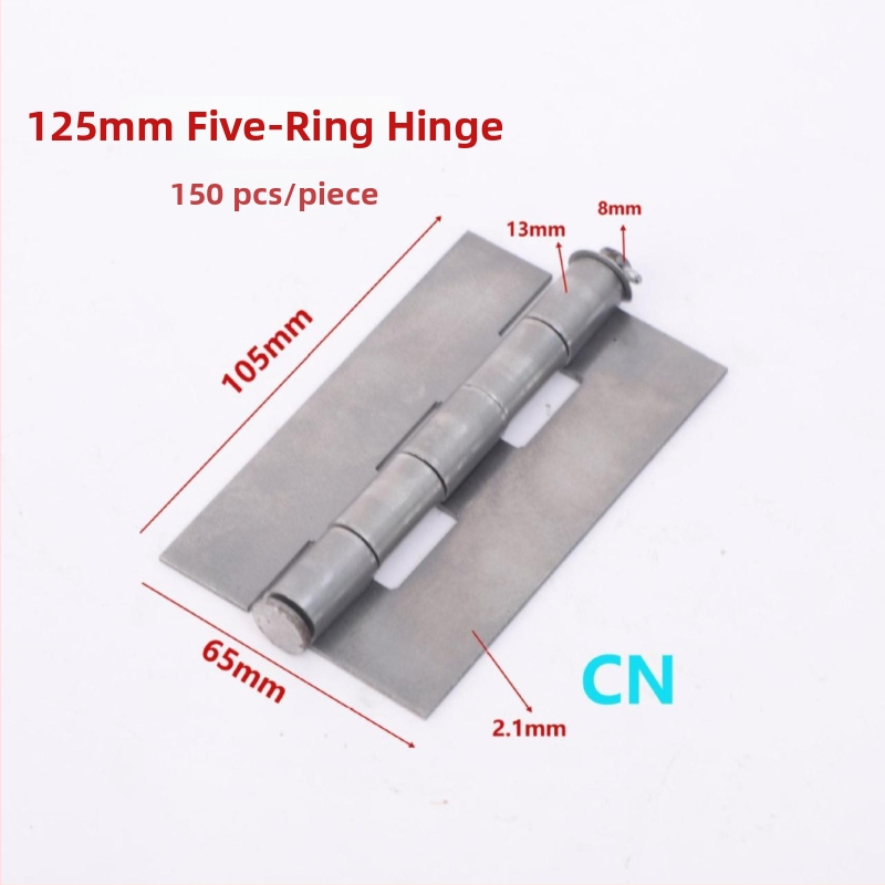 Hegesztett csuklópánt szekrényajtókhoz, vasból, 03 modell, olajos felületű korrózióálló bevonattal, modern minimalista stílus