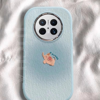 Husă Huawei Mate70 cu elefănțel în stil pictură în ulei, design desen animat, imprimare acrilică