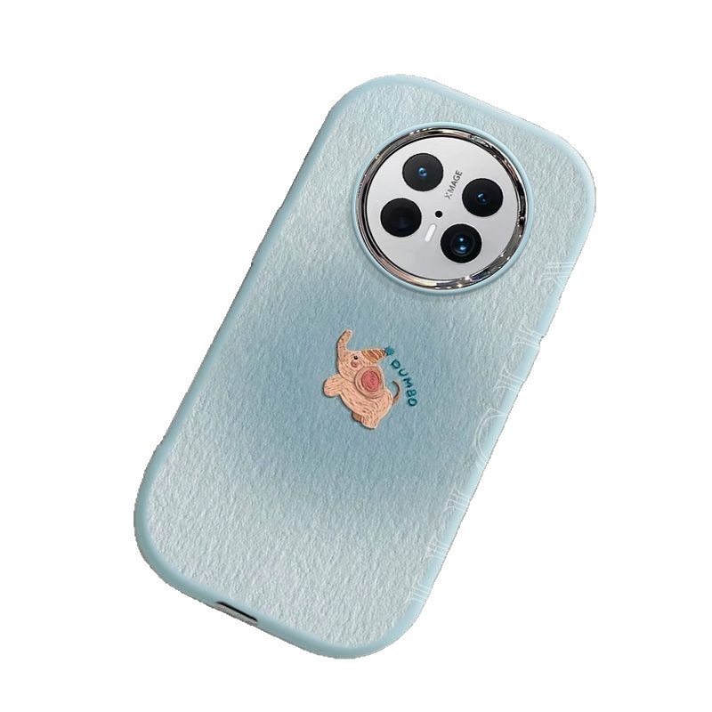 Husă Huawei Mate70 cu elefănțel în stil pictură în ulei, design desen animat, imprimare acrilică