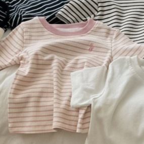 Gyerekeknek szóló felső, koreai stílusú, uniszex, 3–8 éveseknek, 95% pamut, Biztonsági osztály A