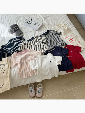 Gyerekeknek szóló felső, koreai stílusú, uniszex, 3–8 éveseknek, 95% pamut, Biztonsági osztály A