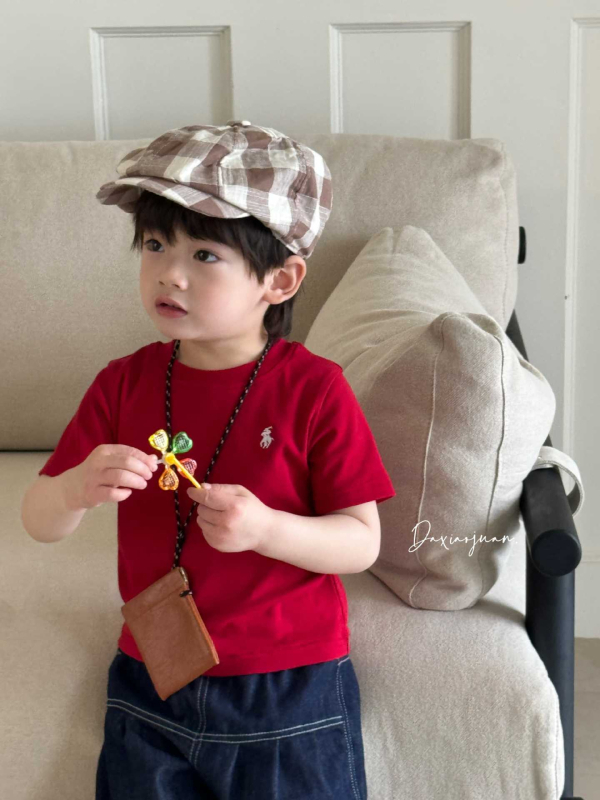 Gyerekeknek szóló felső, koreai stílusú, uniszex, 3–8 éveseknek, 95% pamut, Biztonsági osztály A