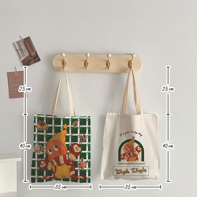 Τσάντα ώμου από καμβά με θήκες για κινητό και φορητό, κάθετης τετράγωνης μορφής, φοιτητικό πανεπιστήμιο στυλ, διπλοί ιμάντες