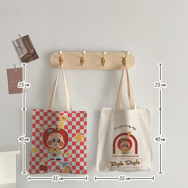 Τσάντα ώμου από καμβά με θήκες για κινητό και φορητό, κάθετης τετράγωνης μορφής, φοιτητικό πανεπιστήμιο στυλ, διπλοί ιμάντες