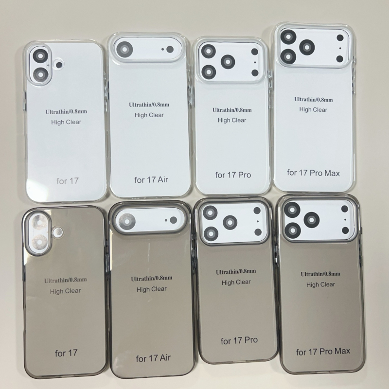 Bayer TPU prozirna futrola za iPhone – ultra-tanka, otporna na padove, s odvodom topline, otporna na habanje, metalne tipke; za modele iPhone 12 Pro/12 Pro Max, 13 Pro/Max, 14 Pro/Max
