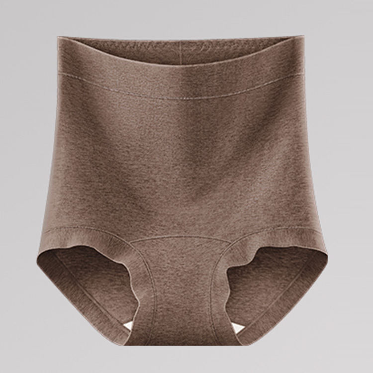 Chiloți de maternitate cu talie înaltă pentru recuperare postpartum, bumbac 90–95%, căptușeală din mătase Mulberry (<30%), tricotat cu 40 de fire