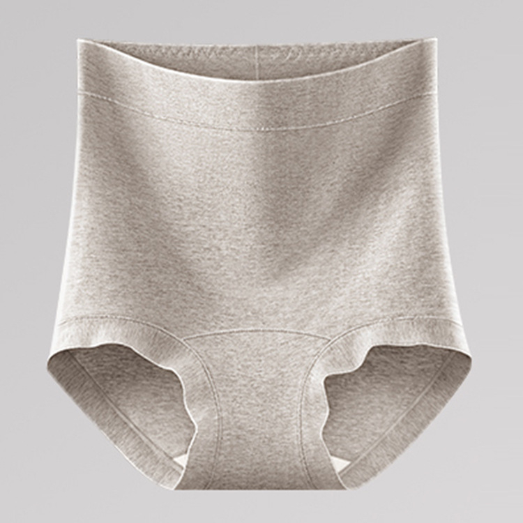 Chiloți de maternitate cu talie înaltă pentru recuperare postpartum, bumbac 90–95%, căptușeală din mătase Mulberry (<30%), tricotat cu 40 de fire