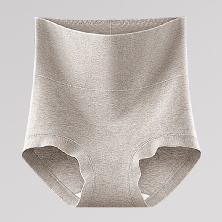 Chiloți de maternitate cu talie înaltă pentru recuperare postpartum, bumbac 90–95%, căptușeală din mătase Mulberry (<30%), tricotat cu 40 de fire