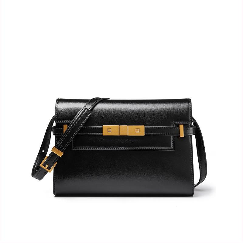 Kožna Kelly torba s uzorkom krokodila, Manhattan, s poklopcem, vodoravni kvadratni oblik, zaključavanje, podstava od sintetičke kože