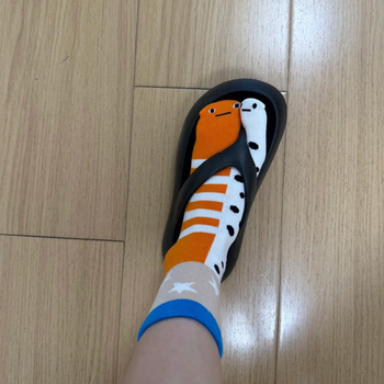 Ženske flip-flop čarape, pamuk, protuklizne, upijaju znoj, prugaste, s podijeljenim prstima