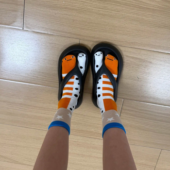 Ženske flip-flop čarape, pamuk, protuklizne, upijaju znoj, prugaste, s podijeljenim prstima