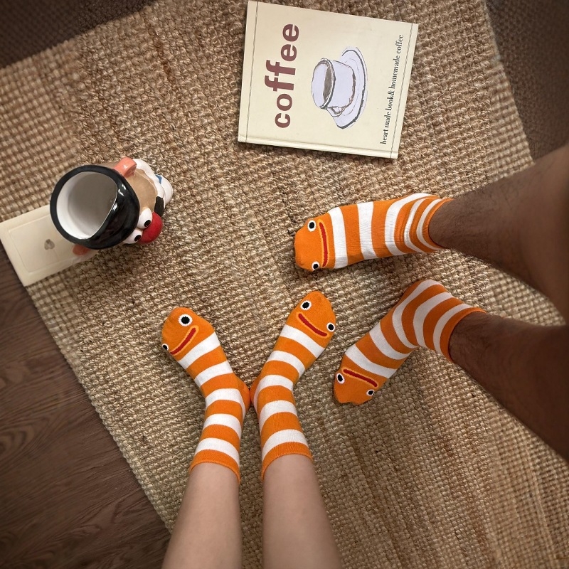 Ženske flip-flop čarape, pamuk, protuklizne, upijaju znoj, prugaste, s podijeljenim prstima