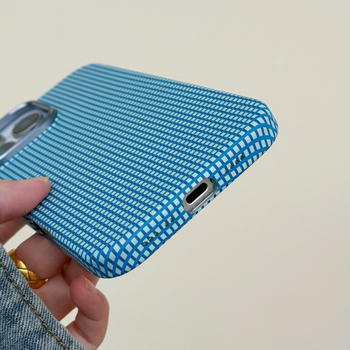 Kućište za iPhone s metalnim okvirom, karirani uzorak, kožni izgled, ultra-tanko, otporno na pad, magnetsko zatvaranje