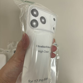 Shell TPU ultra vékony tok iPhone 17/16 Pro Max/15 Pro – Átlátszó védőtok hőelvezetési nyílásokkal (injektáló formázás)