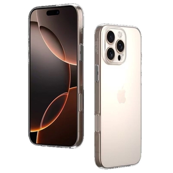 Shell TPU ultra vékony tok iPhone 17/16 Pro Max/15 Pro – Átlátszó védőtok hőelvezetési nyílásokkal (injektáló formázás)