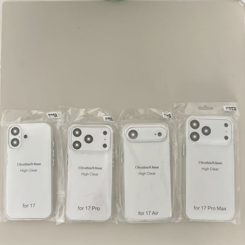 Shell TPU ultra vékony tok iPhone 17/16 Pro Max/15 Pro – Átlátszó védőtok hőelvezetési nyílásokkal (injektáló formázás)